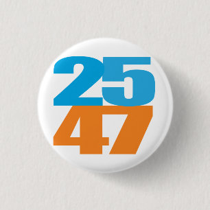 25 47 1 INCH ROUND BUTTON