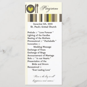 25 4x9 Wedding Program Wedding China Dinner Plates