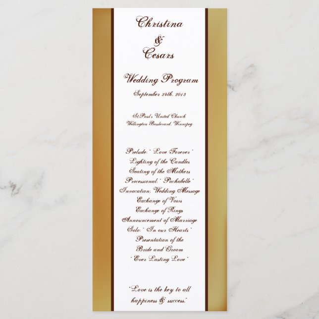 25 4x9 Wedding Program Western Cowgirl Hat/Boots B (Front)