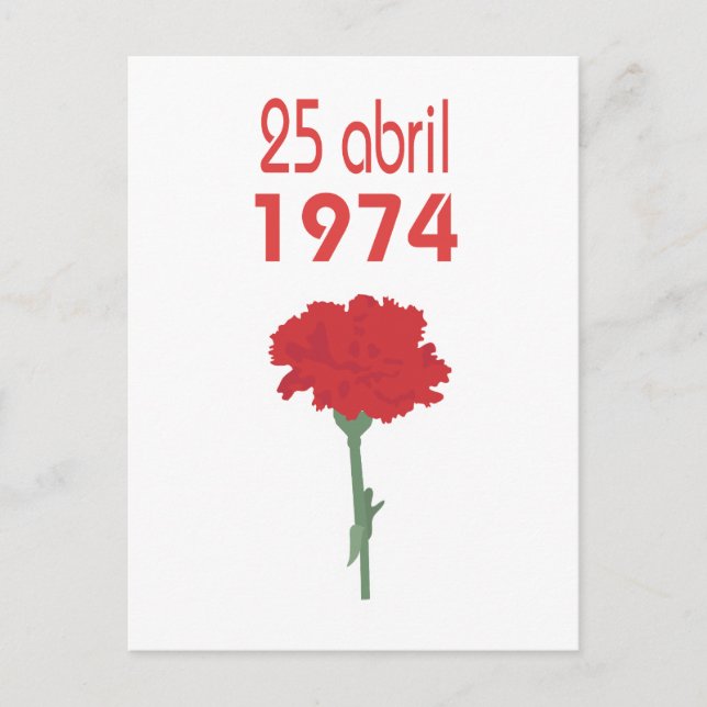 25 Abril Postcard (Front)
