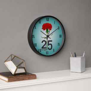 25 April, the Carnation Revolution, Portugal Clock