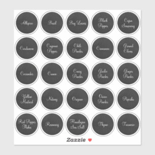 25 Black and White Circle Spice