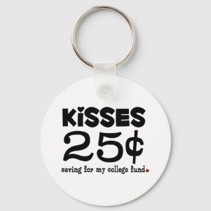 25 Cents Kisses Keychain