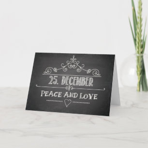 25. December Peace & Love Card