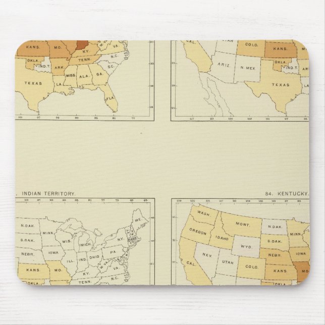 25 Interstate migration 1890 INLA Mouse Pad (Front)