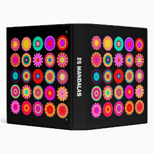 25 Kaliedoscopic Mandalas Binder