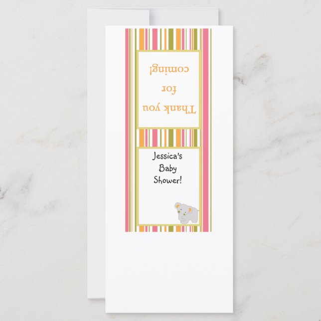 25 Lollipop Topper Tropical Punch Animals (Front)