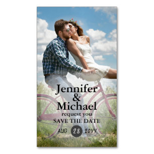 25 Magnetic PHOTO Save the Dates for less than $10 Magnetic Business Card