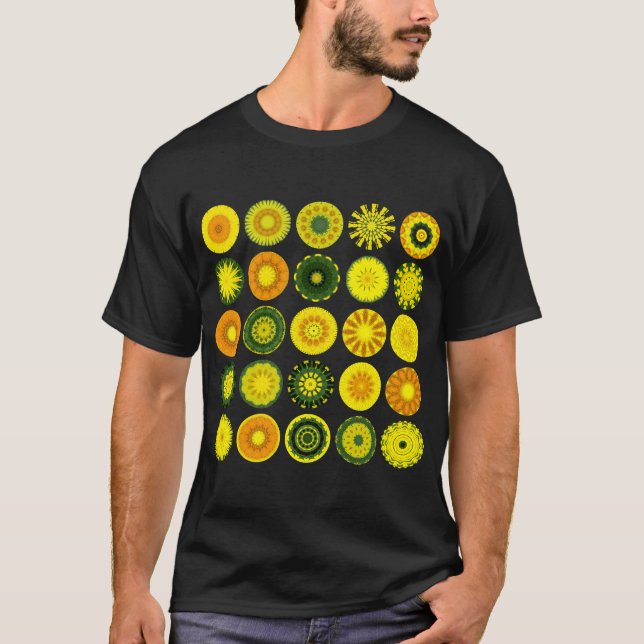 25 Mandalas I - Customized T-Shirt (Front)