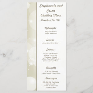 25 Menu Cards Christmas Stars