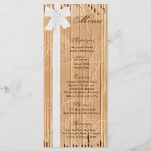 25 Menu Cards Torn Cardboard Ripped Moving Box Kra