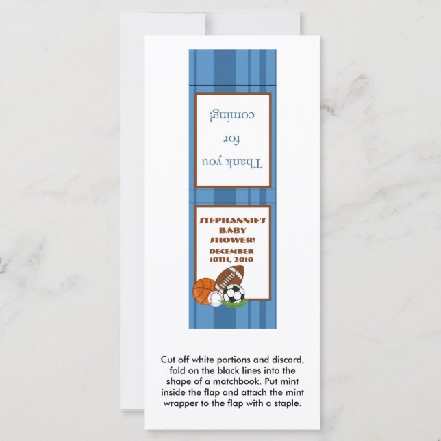 25 Mint Matchbooks All Star Blue (Front)