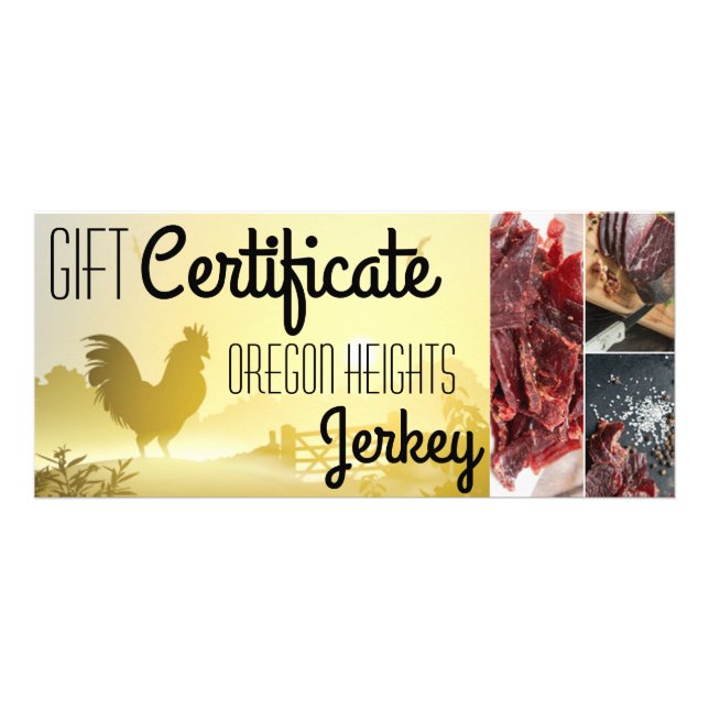 25 Pack Business Gift Certificate Sunny Morning Fa (Front)