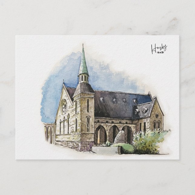 25 : St. Francis Xavier Catholic Church  Postcard (Front)