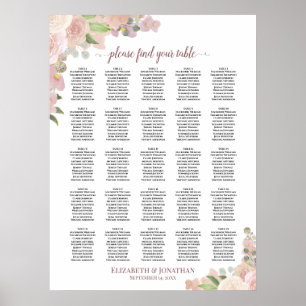 25 Tableau Tableau Rustique rose Mariage floral