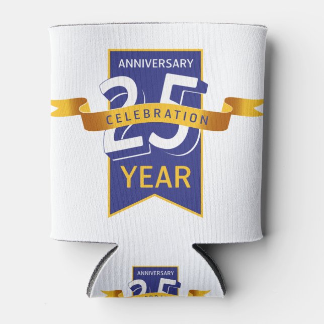 25 th anniversary can cooler (Front)