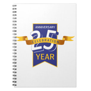 25 th anniversary notebook