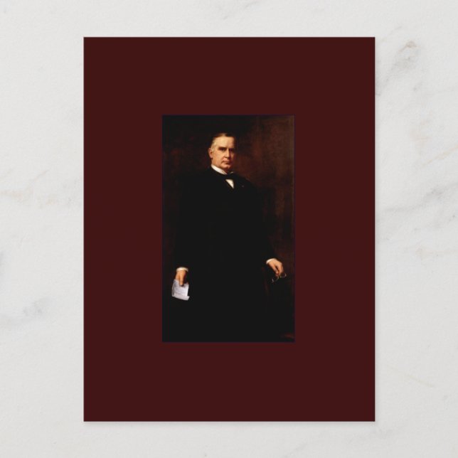 25 William McKinley Postcard (Front)
