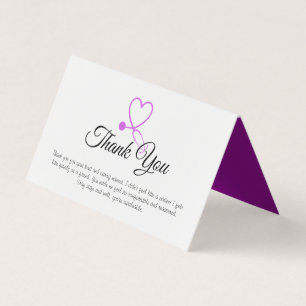 25 x Cartes de l'ÉQUIPE Médecin Infirmière Merci