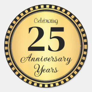25 Year Anniversary Envelope Seal