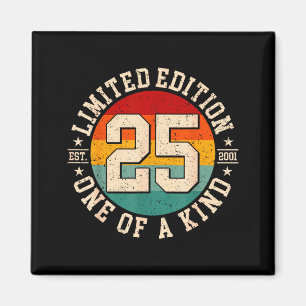 25 year old vintage 2001 limited edition 25th magnet
