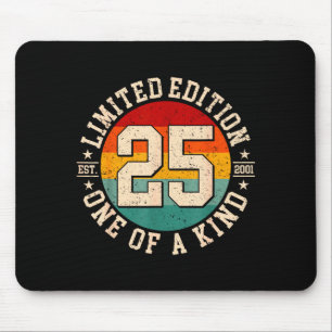 25 year old vintage 2001 limited edition 25th mouse pad