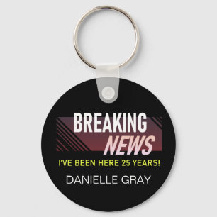 25 Year Work Anniversary Employee Appreciation Acr Keychain