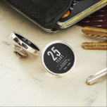 25 Years Business Anniversary Lapel Pin<br><div class="desc">Sterling plated silver finish lapel pin is personalized with your business name,  years in business,  year started and anniversary year. Ideal for any business anniversary celebration or as a party gift. MORE items in our store.</div>