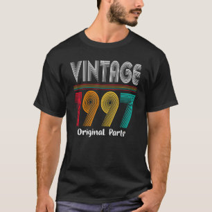 25 Years Old Born In Vintage 1997 25th Birthday T-Shirt