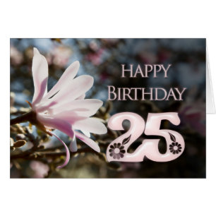 25e anniversaire avec magnolia