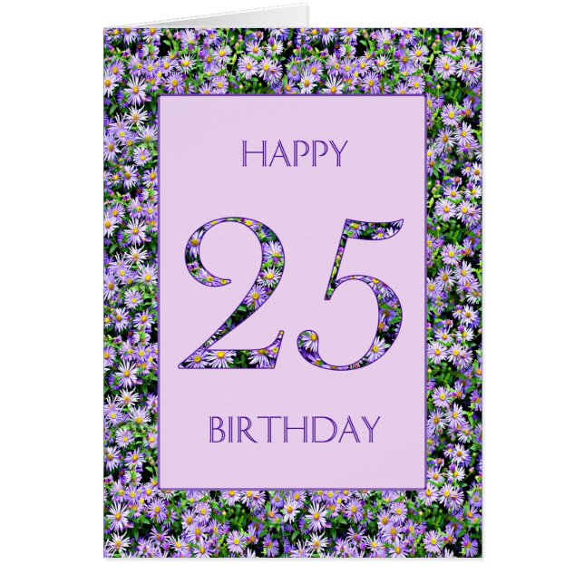 25e anniversaire de marguerites violettes (Devant)