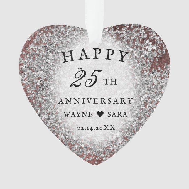 25e anniversaire du Mariage d'argent (devant)