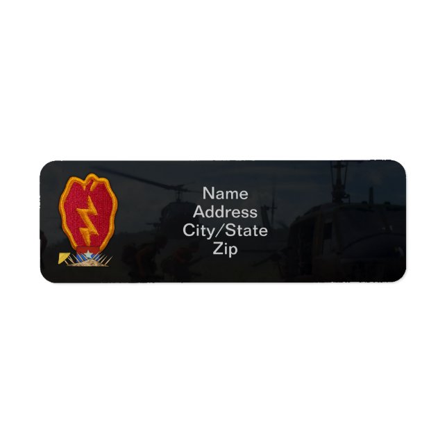 25e division d'infanterie timbre de guerre du viet (Devant)