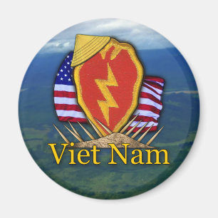 25e division d'infanterie timbre vietnam Magnet
