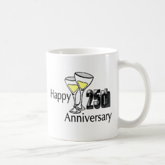 25th anniversary coffee mug