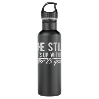 25th Anniversary Gift After 25 Years 710 Ml Water Bottle