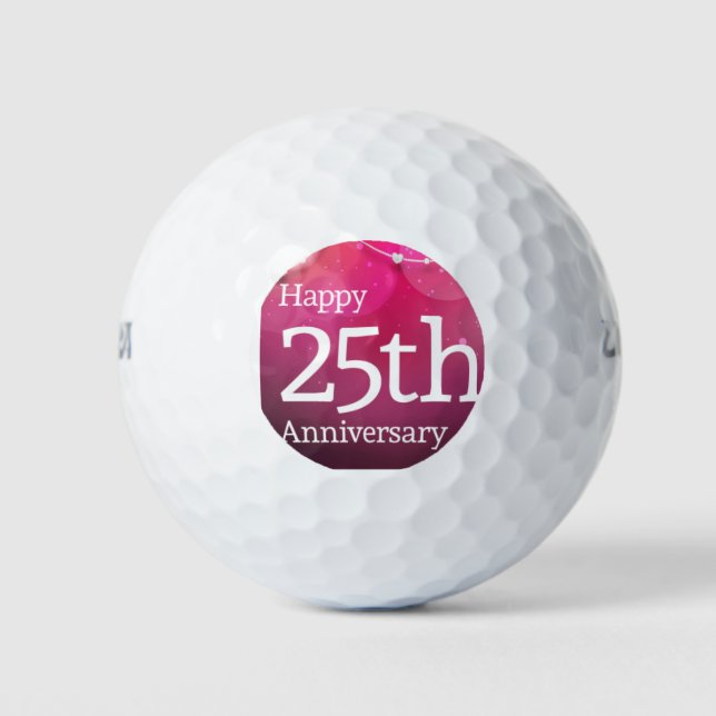 **25th ANNIVERSARY** GOLF BALL (Front)