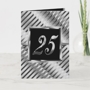 25th Anniversary Invitation Silver Wedding
