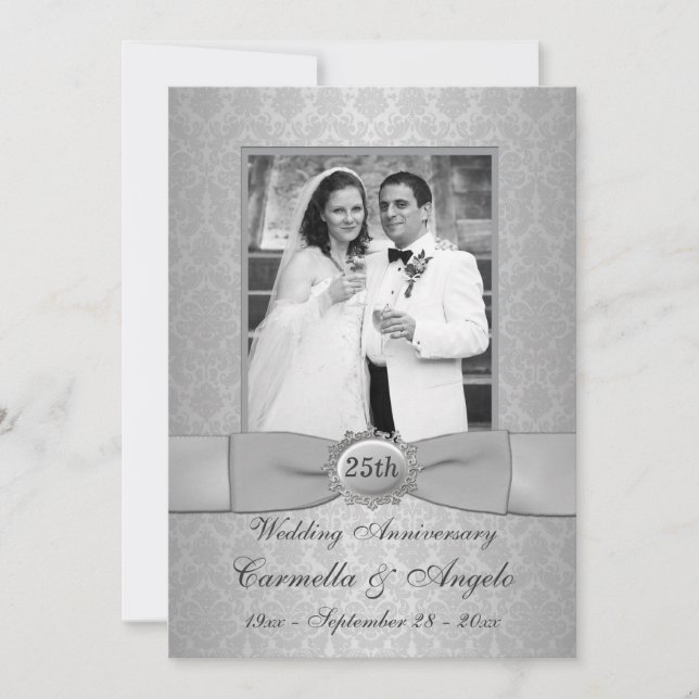 25th Anniversary Invite - DO NOT USE SILVER PAPER! (Front)