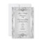 25th Anniversary Party Damask Silver White Small