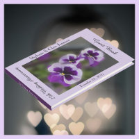 25th Anniversary Party, Name, Purple Flowers