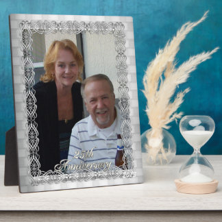 25th Anniversary photo plaque