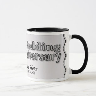 25th Anniversary - Silver - Customize Mug