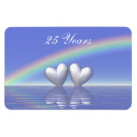 25th Anniversary Silver Hearts