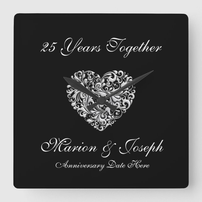 25th Anniversary Wall Clock (Front)