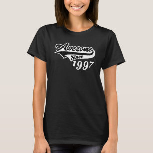 25th Birthday Awesome Since 1997 Age Of Perfection T-Shirt