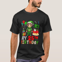 25th Birthday Christmas Cute Elf Proud 25 Years Ol