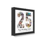 25th Birthday Number 20 Photo Collage Anniversary