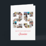 25th Birthday Number 25 Photo Collage Personalized Card<br><div class="desc">Celebrate momentous 25th Birthday with this cute card. It's a personalized photo collage birthday card that allows you to create a truly unique and memorable design. This customizable template lets you insert your own cherished photos, capturing the precious moments throughout the year. This custom card is perfect for commemorating your...</div>