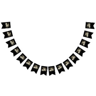 25th Birthday Or Anniversary Party  Bunting Flags